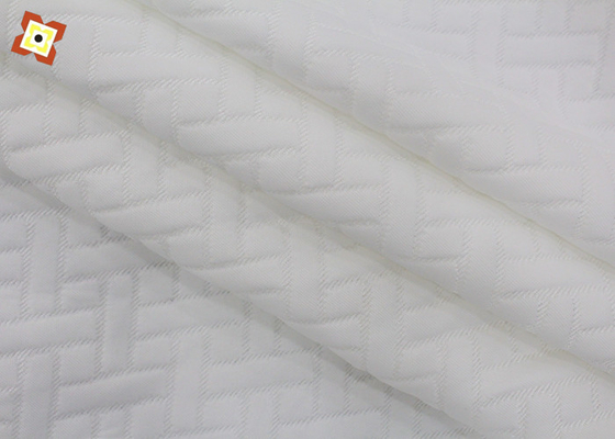 家の織物のホテルのための編まれたジャカード枕マットレスのキルトにする生地500gsm