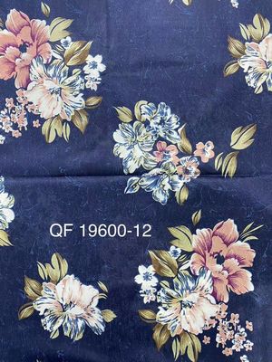2.1mマットレスのカバーのための広い100gsmポリエステル トリコットの生地の花の印刷
