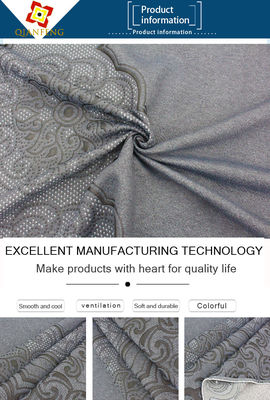 高貴なパターンによって編まれる両面のジャカード マットレスの枕は友好的な通気性の生地の皮を剥ぐ